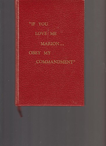 9780942840001: If You Love Me, Barbara ... Obey My Commandment