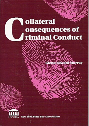 Stock image for Collateral consequences of criminal conduct for sale by Alplaus Books