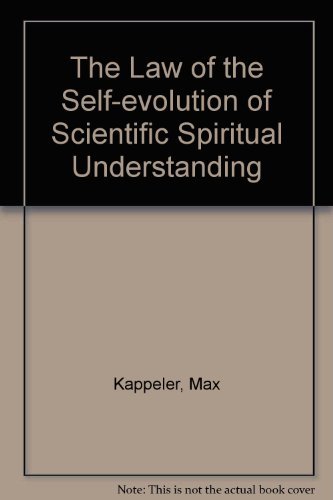 Imagen de archivo de The Law of the Self-evolution of Scientific Spiritual Understanding a la venta por HPB-Red