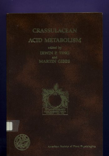 Stock image for CRASSULACEAN ACID METABOLISM for sale by 100POCKETS