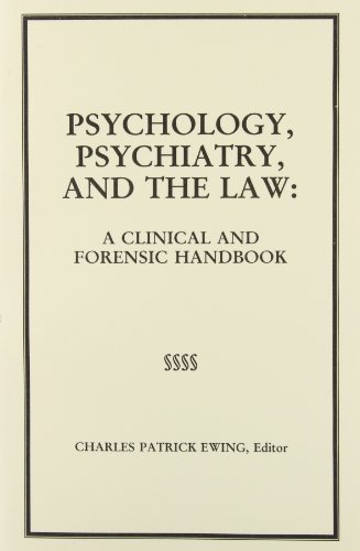 Beispielbild fr Psychology, Psychiatry, and the Law: A Clinical and Forensic Handbook zum Verkauf von HPB-Red