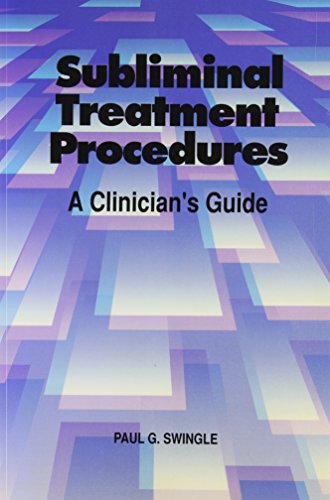 Beispielbild fr Subliminal Treatment Procedures : A Clinician's Guide zum Verkauf von Better World Books