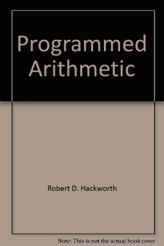 Beispielbild fr Programmed Arithmetic zum Verkauf von Hawking Books