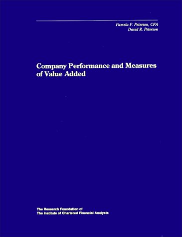 Beispielbild fr Company Performance and Measures of Value Added zum Verkauf von BookHolders