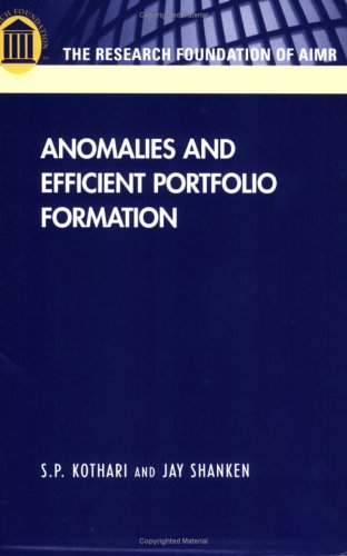 9780943205601: Anomalies and Efficient Portfolio Formation