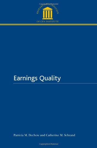 Stock image for Earnings Quality for sale by ThriftBooks-Dallas