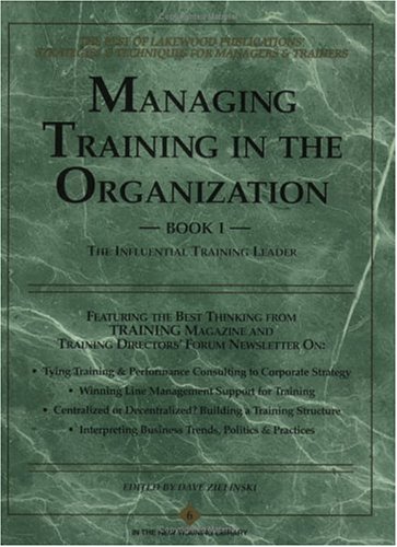 Stock image for Managing Training in the Organization, Book 2 for sale by HPB-Red