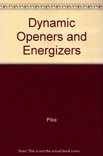 Dynamic Openers and Energizers (9780943210643) by Anderson Pike