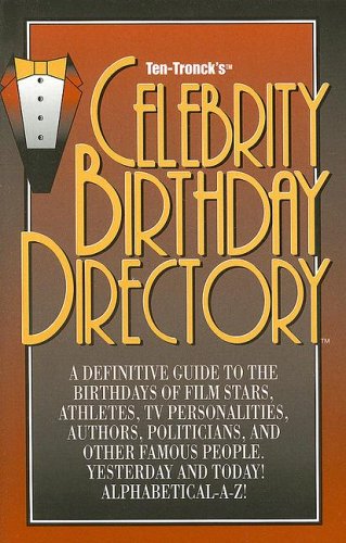 Stock image for Celebrity Birthday Directory for sale by -OnTimeBooks-