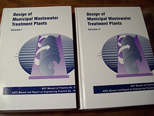 Stock image for Design of Municipal Wastewater Treatment Plants (Nfais Report Series). TWO VOLUME SET for sale by GoldenWavesOfBooks