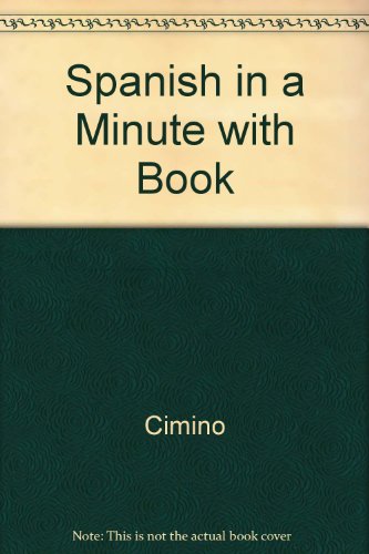 Stock image for Spanish in a Minute for sale by Newsboy Books
