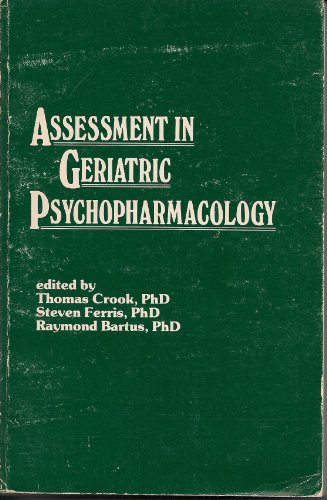 Beispielbild fr Assessment in Geriatric Psychopharmacology zum Verkauf von getbooks GmbH