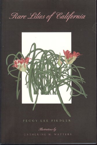 Imagen de archivo de Rare Lilies of California a la venta por Books From California