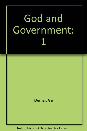 Stock image for God and Government for sale by ThriftBooks-Dallas