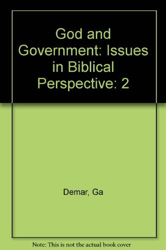 9780943497983: God and Government: Issues in Biblical Perspective: 2