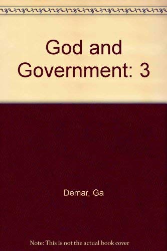 Imagen de archivo de God and Government a la venta por ThriftBooks-Atlanta