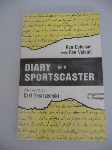 Beispielbild fr Diary of a Sportscaster zum Verkauf von HPB-Diamond