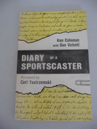 Imagen de archivo de Diary of a Sportscaster a la venta por HPB-Diamond