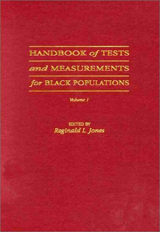 9780943539072: Handbook of Tests and Measurements for Black Populations: 1