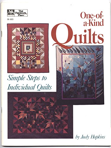 Beispielbild fr One-of-a-kind quilts: Simple steps to individual quilts zum Verkauf von Wonder Book