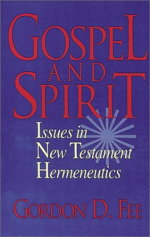 Stock image for Gospel and Spirit: Issues in New Testament Hermeneutics for sale by HPB Inc.