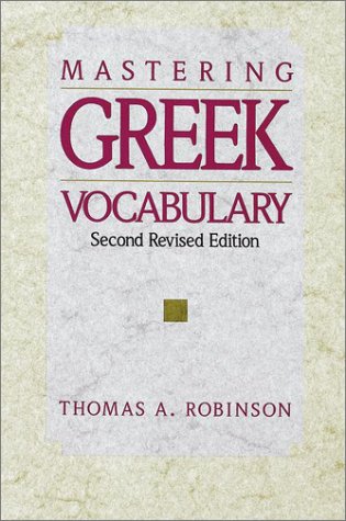 Stock image for Mastering Greek Vocabulary for sale by Better World Books: West