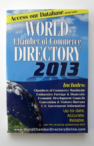 Imagen de archivo de World Chamber of Commerce Directory 2013 a la venta por POQUETTE'S BOOKS