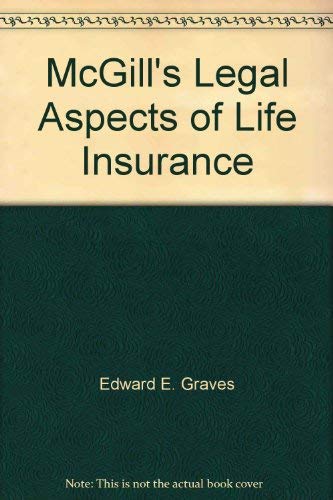 9780943590745: McGill's Legal Aspects of Life Insurance