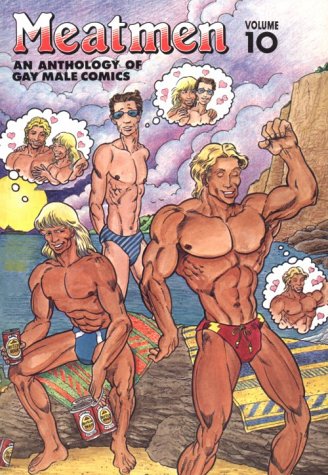 Beispielbild fr MEATMEN Volume 10. A ANTHOLOGY OF GAY MALE COMICS zum Verkauf von Satyricon & Co