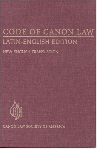 Code of Canon Law Latin English