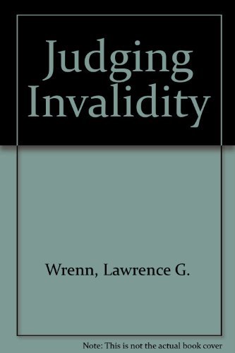9780943616964: Judging Invalidity
