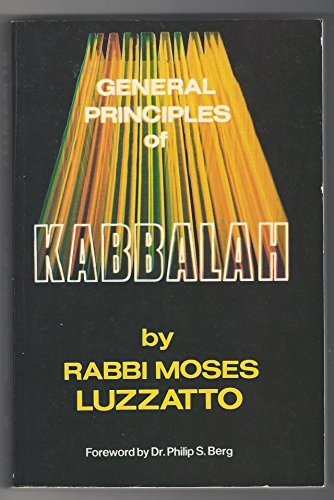 Beispielbild fr General Principles of Kabbalah zum Verkauf von HPB-Emerald
