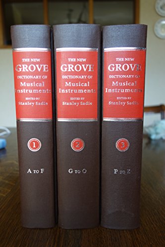 Beispielbild fr The New Grove Dictionary of Musical Instruments: Volume 1 (A to F); Volume 2 (G to O). (Two Volumes Only, of Three) zum Verkauf von Michael Patrick McCarty, Bookseller