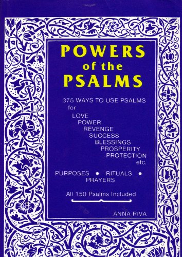 9780943832074: Powers of the Psalms (Occult Classics)