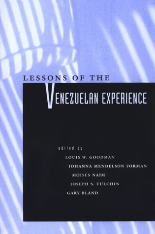 Stock image for Lessons of the Venezuelan Experience for sale by Decluttr