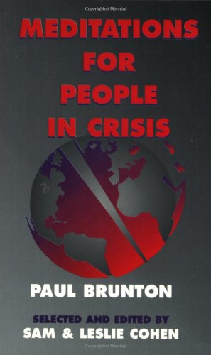 Beispielbild fr Meditations for People in Crisis zum Verkauf von Better World Books