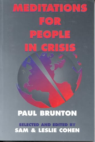 Imagen de archivo de Meditations for People in Crisis a la venta por Better World Books