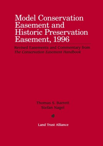 9780943915128: Model Conservation Easement and Historic Preservation Easement, 1996