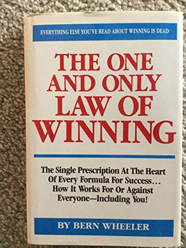 Stock image for The One and Only Law of Winning for sale by Books From California