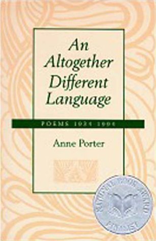 9780944072455: An Altogether Different Language: Poems 1934-1994