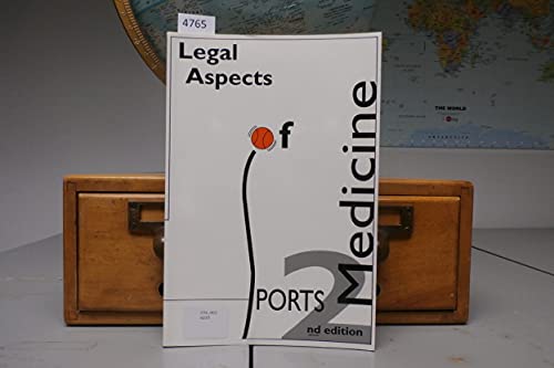 Stock image for Legal Aspects of Sports Medicine for sale by Downtown Atlantis Books