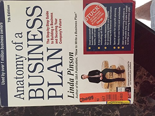 Stock image for Anatomy of a Business Plan : The Step-by-Step Guide to Building a Business and Securing Your Company's Future for sale by Better World Books