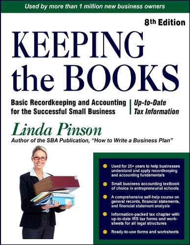 Beispielbild fr Keeping the Books : Basic Recordkeeping and Accounting for Small Business zum Verkauf von Better World Books