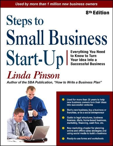 Imagen de archivo de Steps to Small Business Start-Up: Everything You Need to Know to Turn Your Idea Into a Successful Business (Small Business Strategies Series) a la venta por GoodwillNI