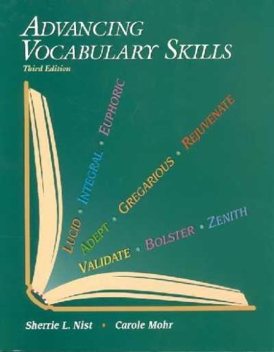 Beispielbild fr Advancing Vocabulary Skills zum Verkauf von Wonder Book