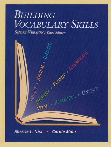 Imagen de archivo de Building Vocabulary Skills (Short Version) a la venta por SecondSale