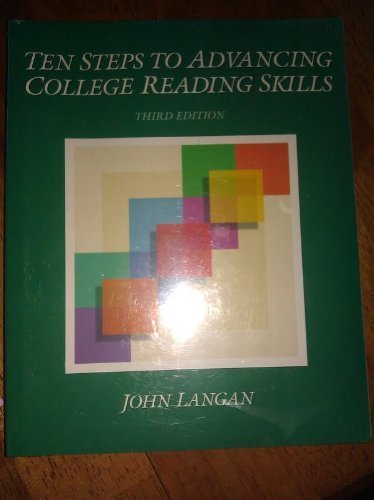 Imagen de archivo de Ten Steps to Advancing College Reading Skills, 3/e a la venta por Better World Books