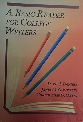 9780944210758: A Basic Reader for College Writers