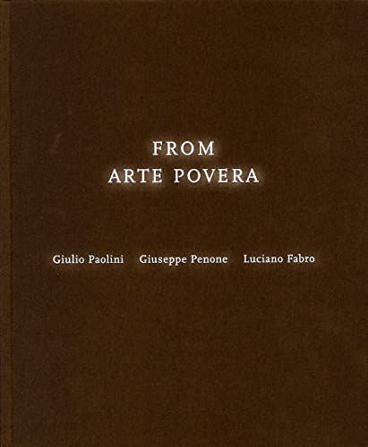 Stock image for From Arte Povera. Giulio Paolino, Giuseppe Penone, Luciano Fabro for sale by monobooks