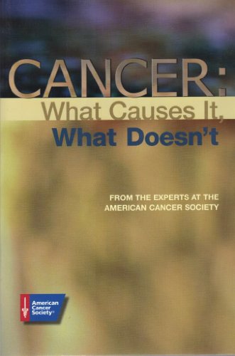 Beispielbild fr Cancer: What Causes It, What Doesn't zum Verkauf von SecondSale